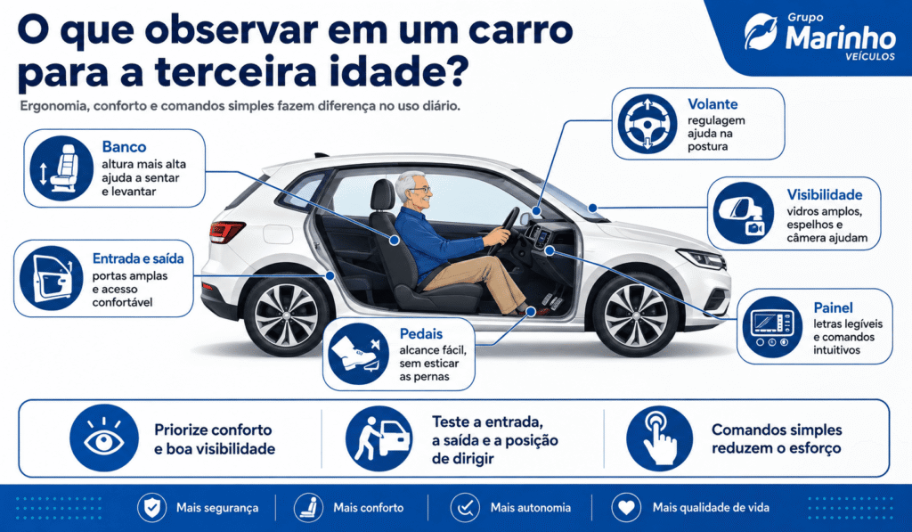carro para terceira idade dicas escolha