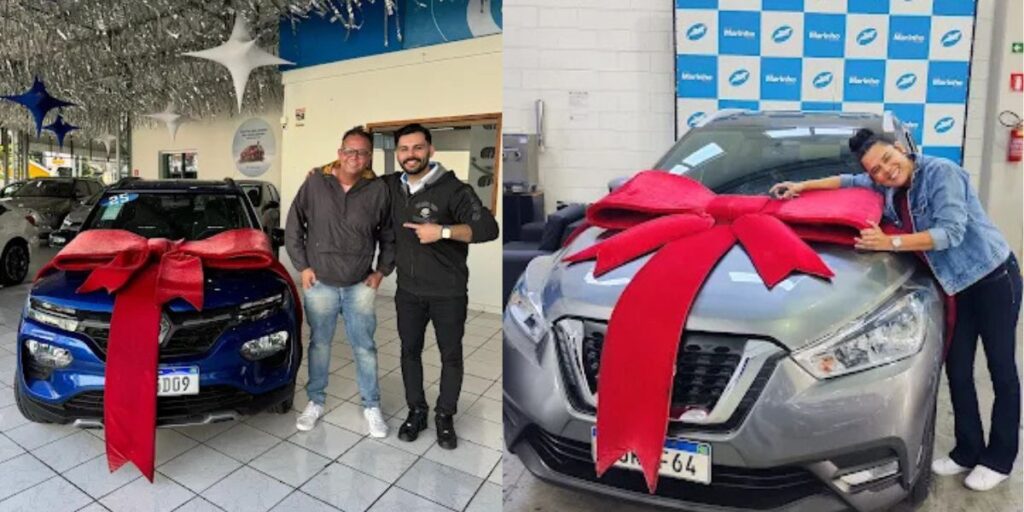 clientes Marinho com seus seminovos