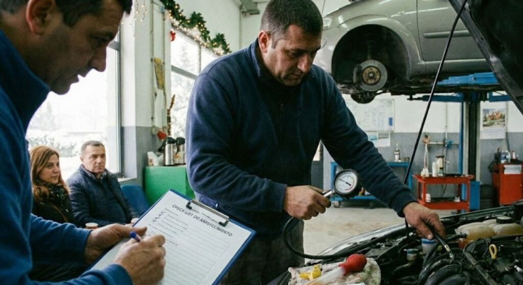 duplo check” do sistema de arrefecimento