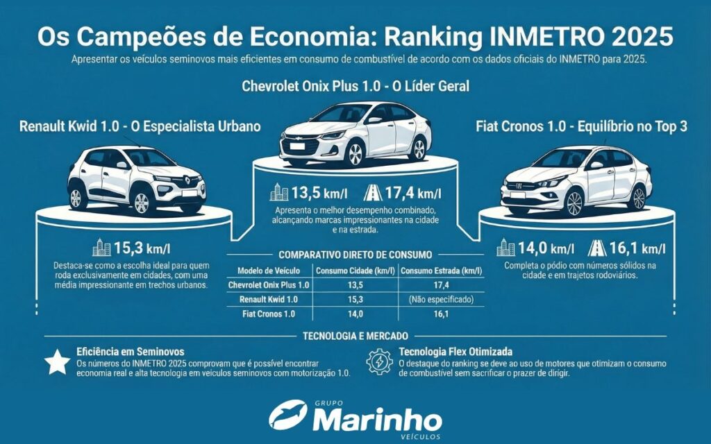 Carros seminovos econômicos