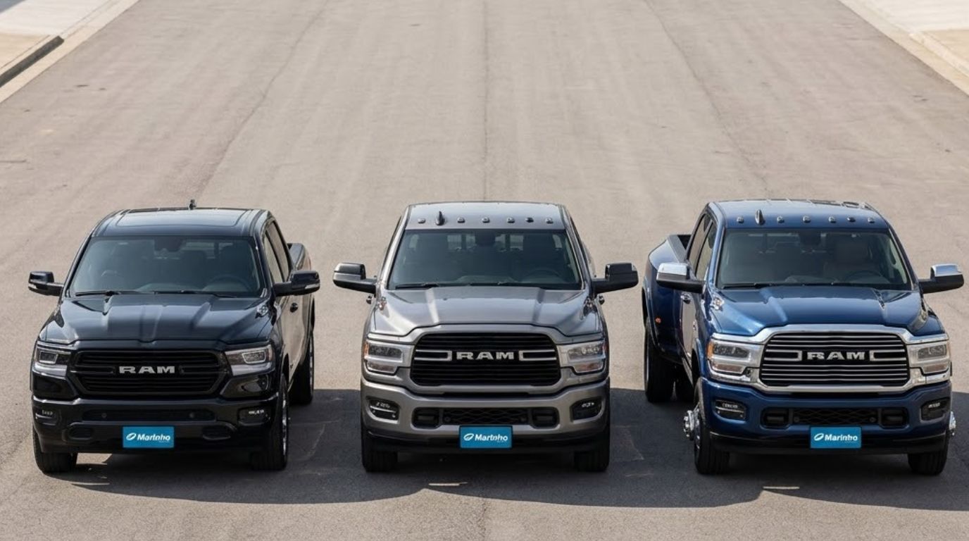 Linha RAM completa: diferenças entre 1500, 2500 e 3500