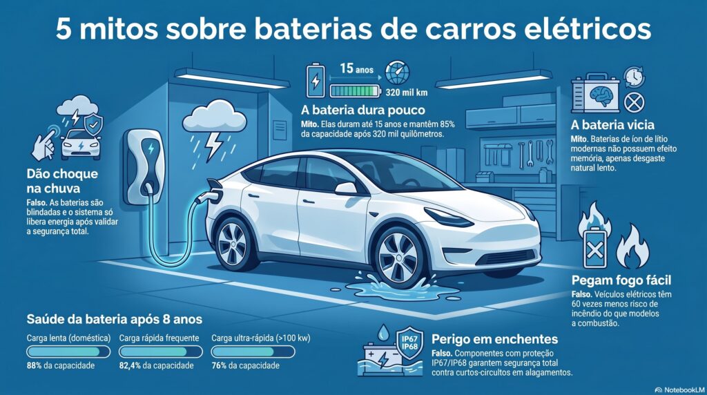 mitos bateria carros elétricos